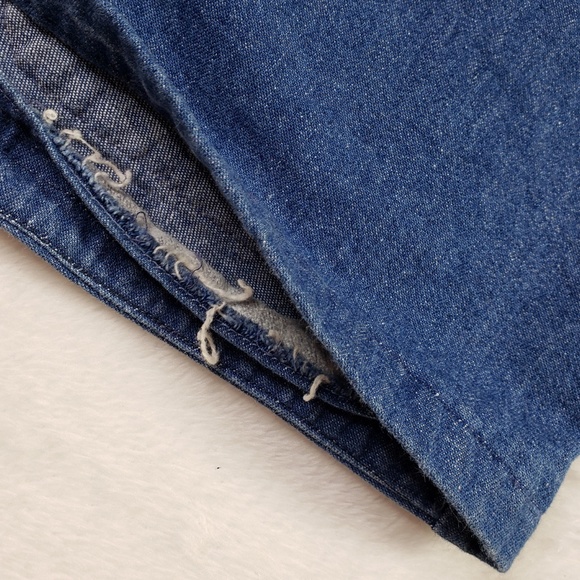 Orivis Vintage Denim Jean Button Vest Womens Small - Picture 7 of 7